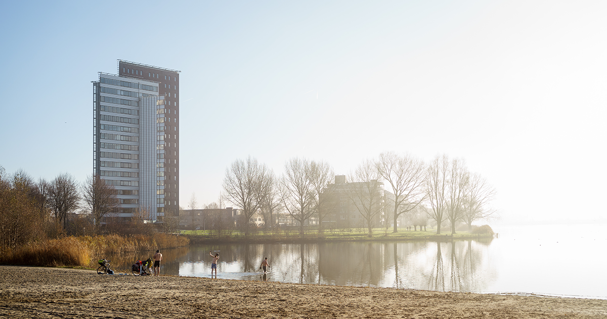 Winterzwemmers - Lumierestrand